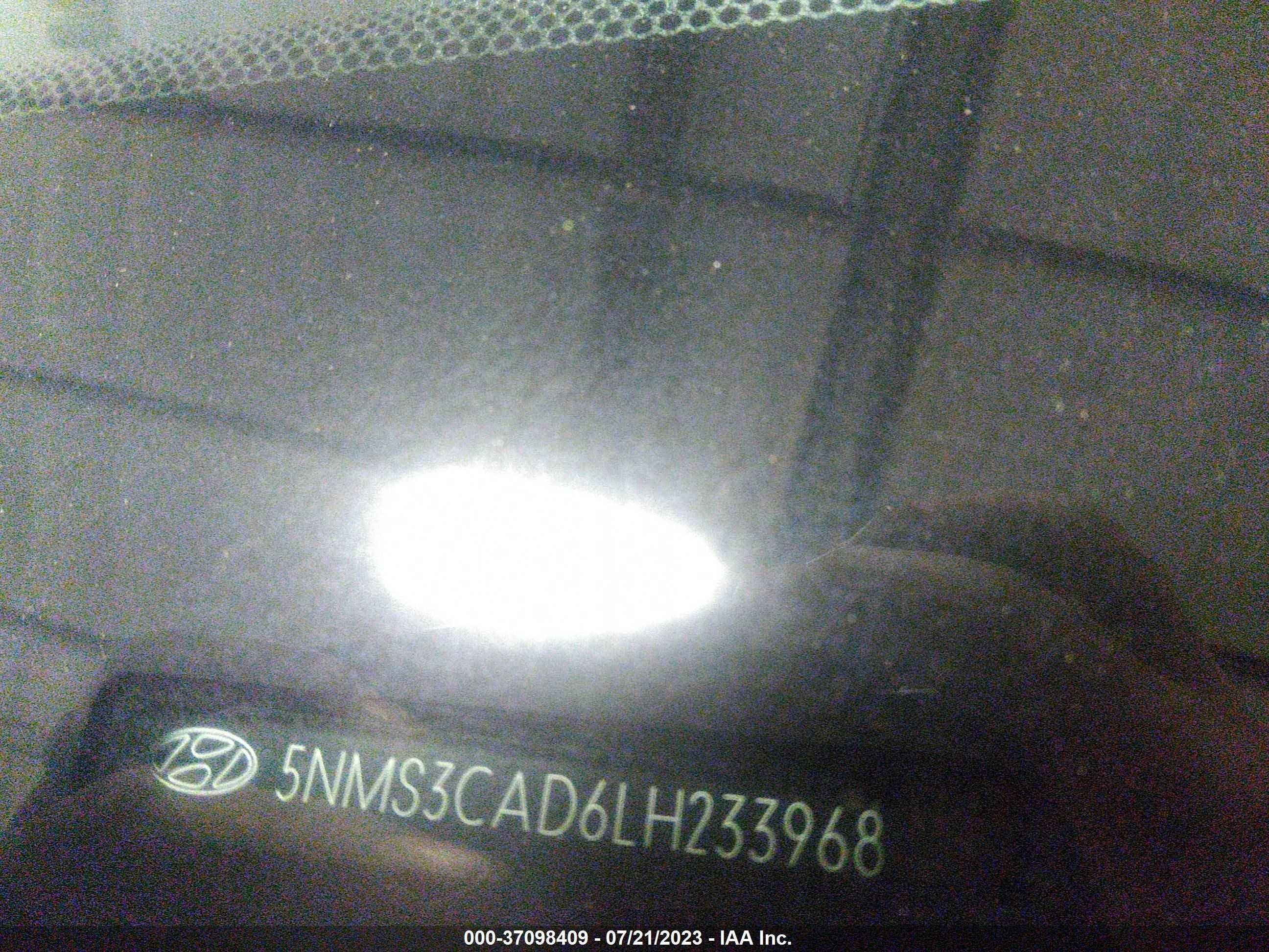 Photo 8 VIN: 5NMS3CAD6LH233968 - HYUNDAI SANTA FE 