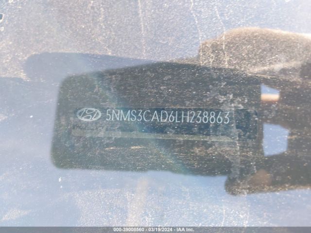 Photo 8 VIN: 5NMS3CAD6LH238863 - HYUNDAI SANTA FE 