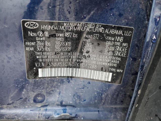 Photo 11 VIN: 5NMS3CAD7KH062288 - HYUNDAI SANTA FE 