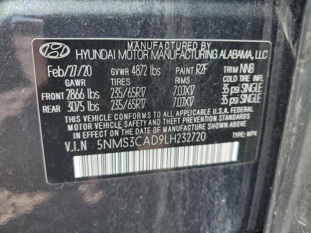 Photo 12 VIN: 5NMS3CAD9LH232720 - HYUNDAI SANTA FE 