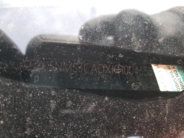 Photo 9 VIN: 5NMS3CADXKH004658 - HYUNDAI SANTA FE S 