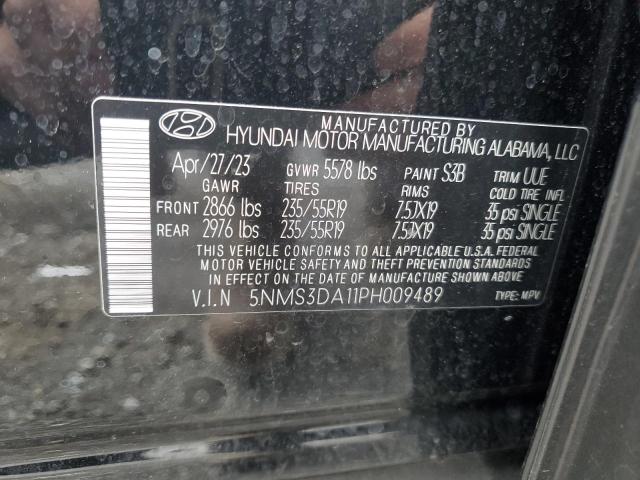 Photo 12 VIN: 5NMS3DA11PH009489 - HYUNDAI SANTA FE 