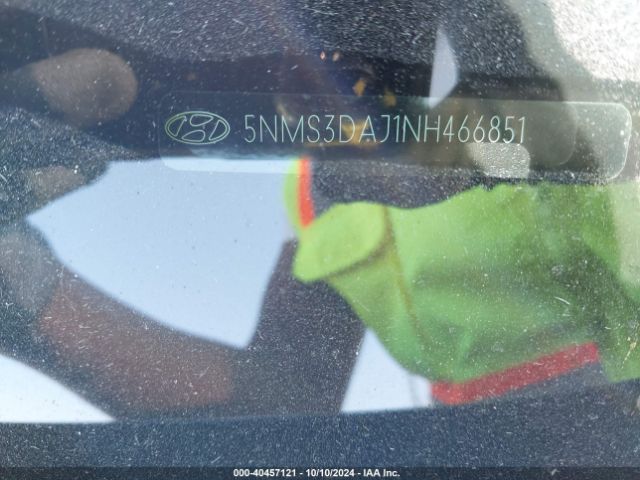 Photo 8 VIN: 5NMS3DAJ1NH466851 - HYUNDAI SANTA FE 