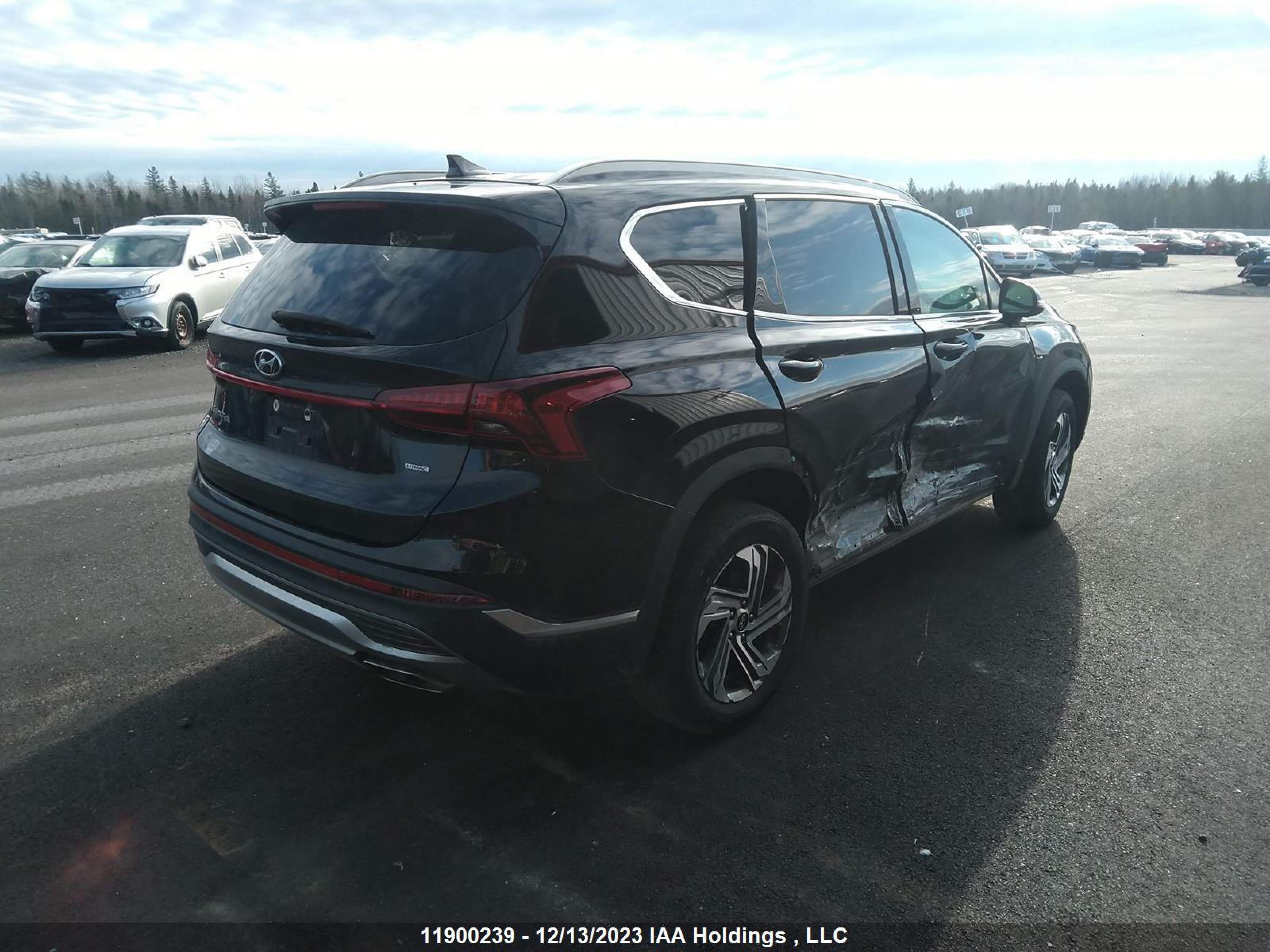 Photo 3 VIN: 5NMS3DAJ6NH407374 - HYUNDAI SANTA FE 