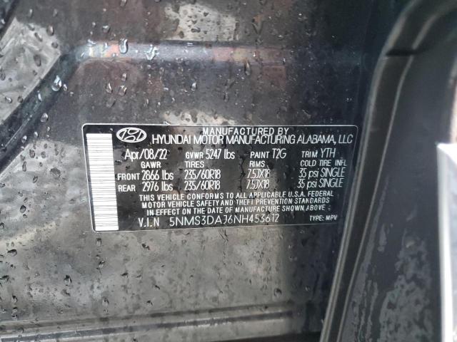 Photo 13 VIN: 5NMS3DAJ6NH453612 - HYUNDAI SANTA FE 