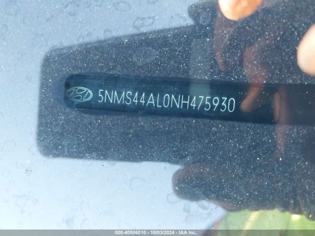 Photo 8 VIN: 5NMS44AL0NH475930 - HYUNDAI SANTA FE 