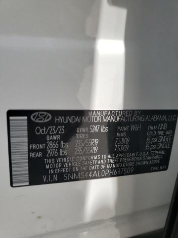 Photo 13 VIN: 5NMS44AL0PH637509 - HYUNDAI SANTA FE L 