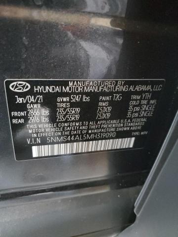 Photo 11 VIN: 5NMS44AL5MH319090 - HYUNDAI SANTA FE L 