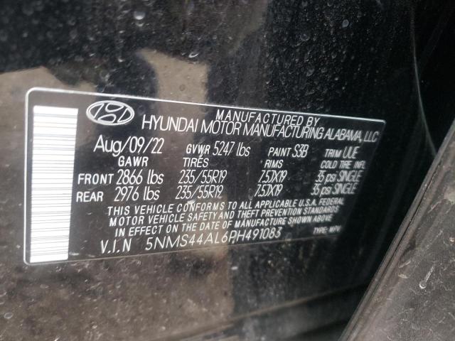 Photo 12 VIN: 5NMS44AL6PH491083 - HYUNDAI SANTA FE L 