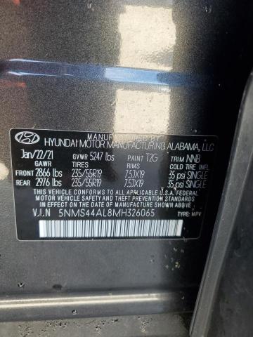 Photo 13 VIN: 5NMS44AL8MH326065 - HYUNDAI SANTA FE L 