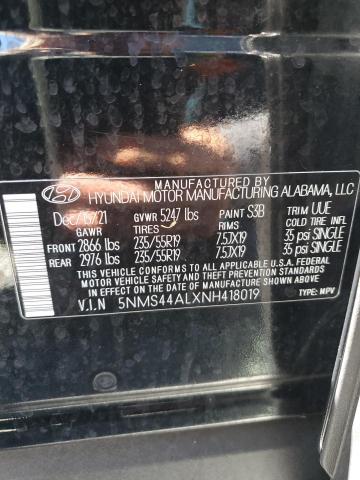 Photo 13 VIN: 5NMS44ALXNH418019 - HYUNDAI SANTA FE L 