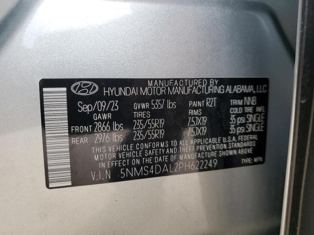 Photo 12 VIN: 5NMS4DAL2PH622249 - HYUNDAI SANTA FE L 