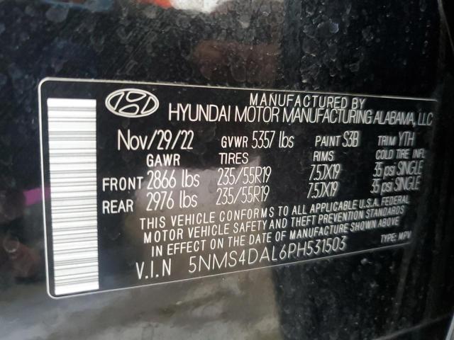 Photo 13 VIN: 5NMS4DAL6PH531503 - HYUNDAI SANTA FE L 