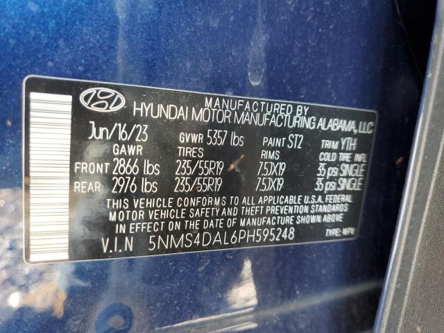 Photo 12 VIN: 5NMS4DAL6PH595248 - HYUNDAI SANTA FE L 