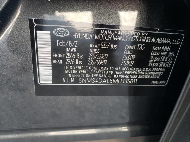 Photo 13 VIN: 5NMS4DAL8MH335011 - HYUNDAI SANTA FE L 