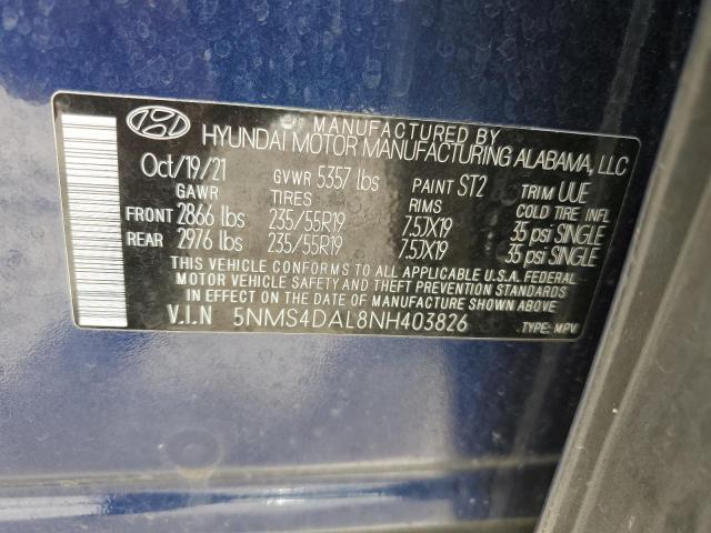 Photo 13 VIN: 5NMS4DAL8NH403826 - HYUNDAI SANTA FE L 