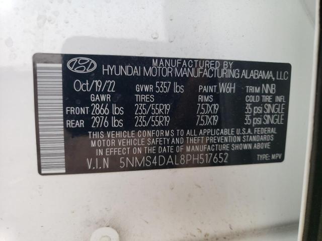 Photo 13 VIN: 5NMS4DAL8PH517652 - HYUNDAI SANTA FE L 