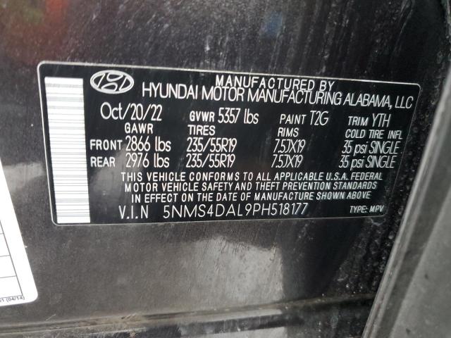 Photo 13 VIN: 5NMS4DAL9PH518177 - HYUNDAI SANTA FE 