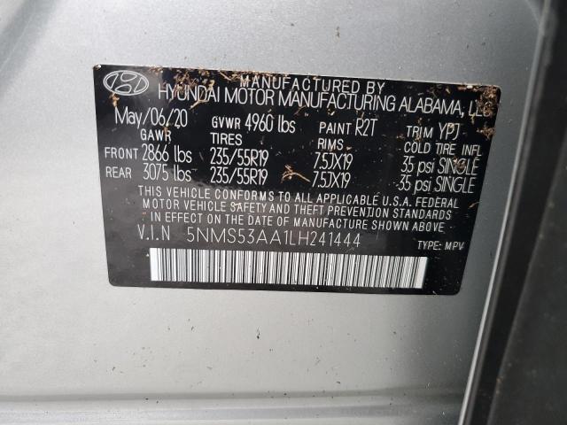 Photo 9 VIN: 5NMS53AA1LH241444 - HYUNDAI SANTA FE L 