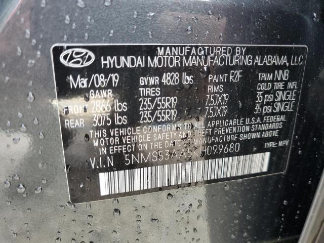 Photo 13 VIN: 5NMS53AA5KH099680 - HYUNDAI SANTA FE L 