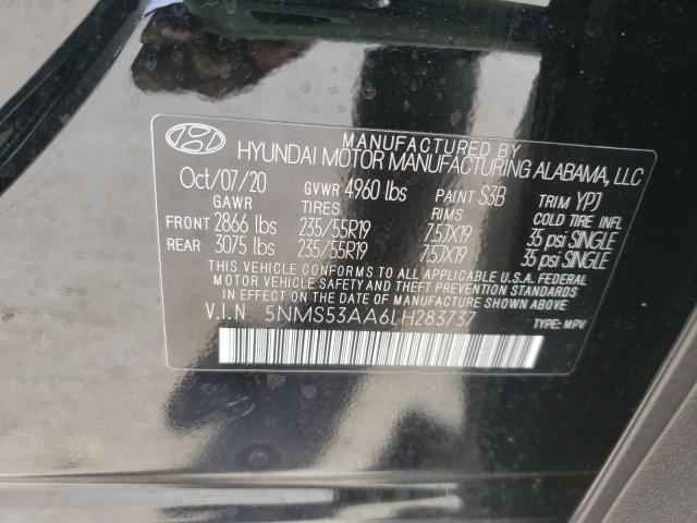 Photo 9 VIN: 5NMS53AA6LH283737 - HYUNDAI SANTA FE L 