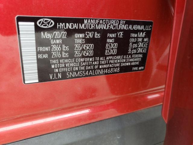 Photo 11 VIN: 5NMS54AL0NH468148 - HYUNDAI SANTA FE C 