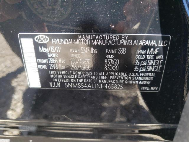 Photo 9 VIN: 5NMS54AL1NH465825 - HYUNDAI SANTA FE C 