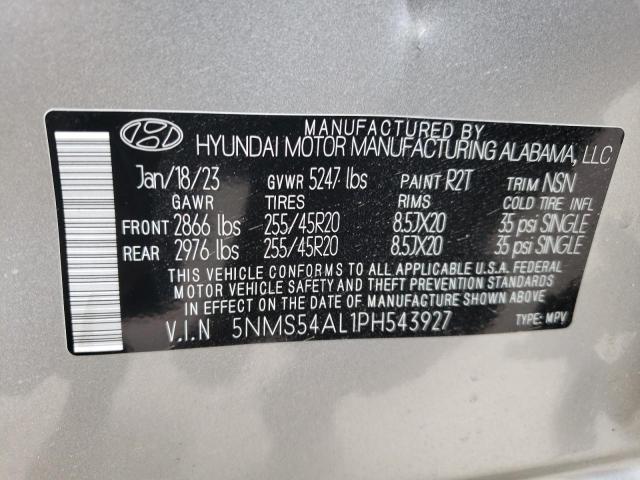 Photo 11 VIN: 5NMS54AL1PH543927 - HYUNDAI SANTA FE C 