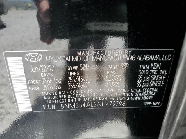 Photo 9 VIN: 5NMS54AL2NH479796 - HYUNDAI SANTA FE C 