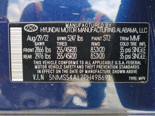 Photo 13 VIN: 5NMS54AL2PH498691 - HYUNDAI SANTA FE C 