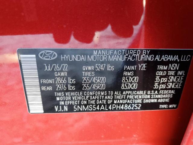 Photo 13 VIN: 5NMS54AL4PH486252 - HYUNDAI SANTA FE C 