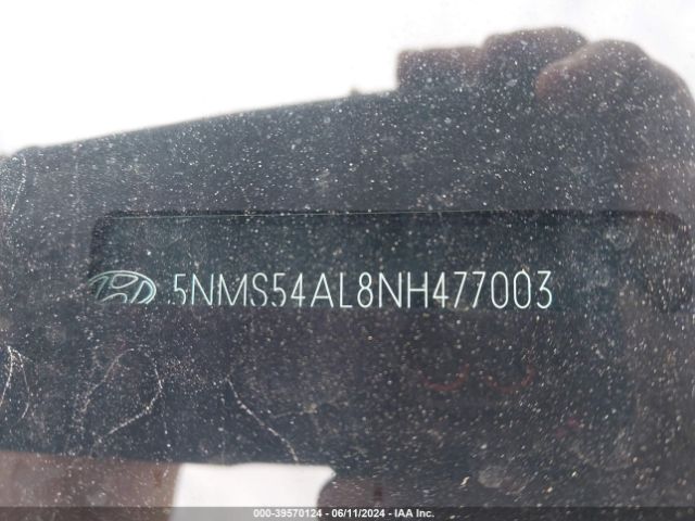 Photo 8 VIN: 5NMS54AL8NH477003 - HYUNDAI SANTA FE 