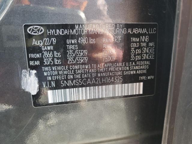 Photo 13 VIN: 5NMS5CAA2LH164325 - HYUNDAI SANTA FE L 