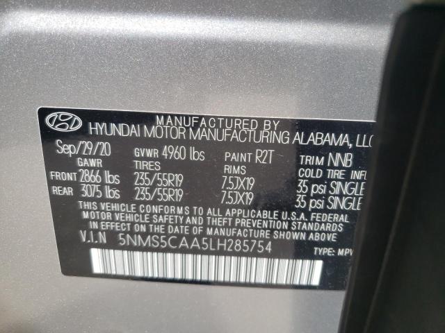 Photo 9 VIN: 5NMS5CAA5LH285754 - HYUNDAI SANTA FE L 