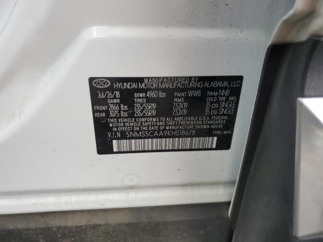 Photo 9 VIN: 5NMS5CAA9KH018678 - HYUNDAI SANTA FE L 