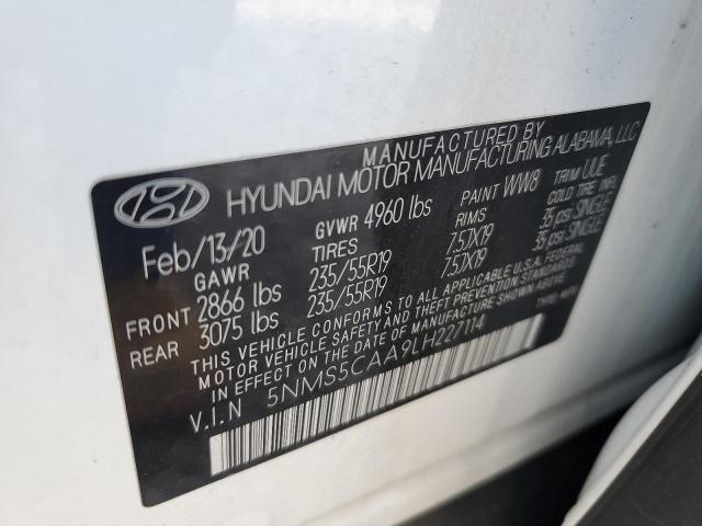 Photo 13 VIN: 5NMS5CAA9LH227114 - HYUNDAI SANTA FE 