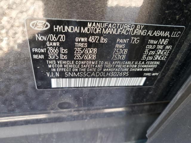 Photo 11 VIN: 5NMS5CAD0LH302695 - HYUNDAI SANTA FE 