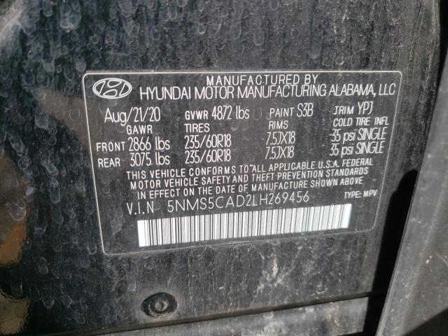 Photo 9 VIN: 5NMS5CAD2LH269456 - HYUNDAI SANTA FE L 