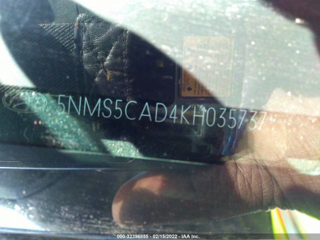 Photo 8 VIN: 5NMS5CAD4KH035737 - HYUNDAI SANTA FE 