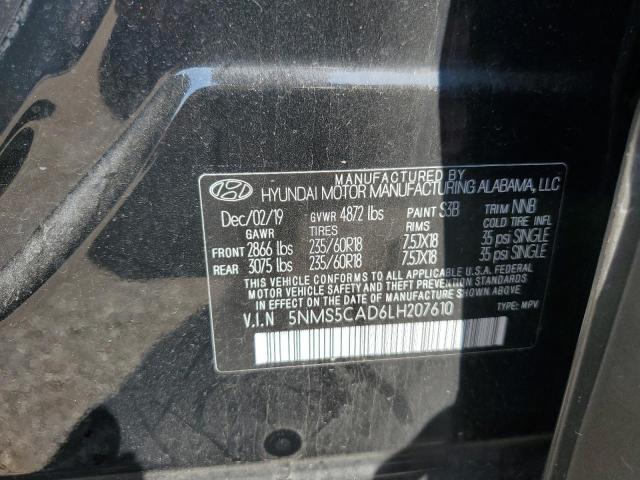 Photo 11 VIN: 5NMS5CAD6LH207610 - HYUNDAI SANTA FE L 