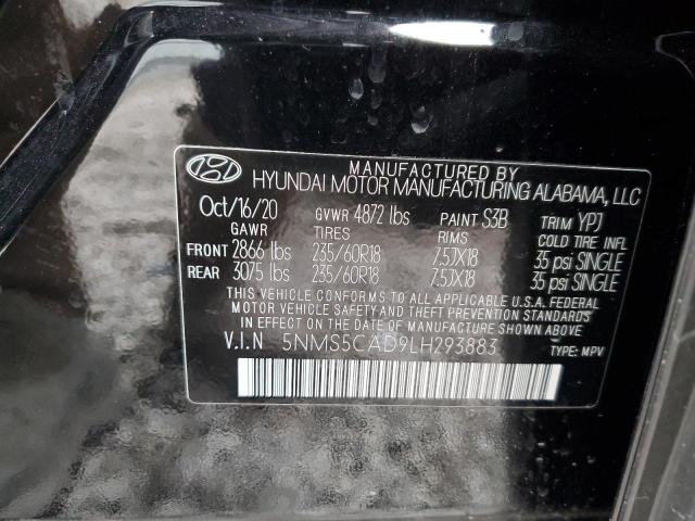 Photo 12 VIN: 5NMS5CAD9LH293883 - HYUNDAI SANTA FE L 