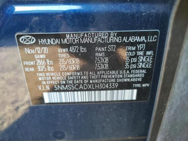 Photo 9 VIN: 5NMS5CADXLH304339 - HYUNDAI SANTA FE L 