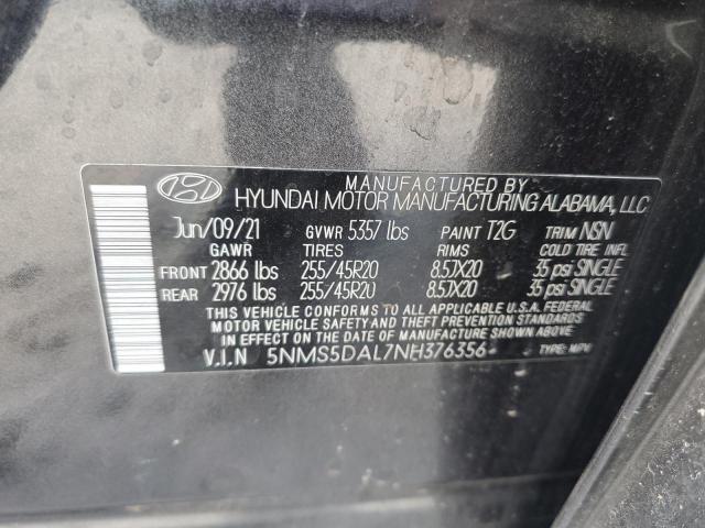 Photo 13 VIN: 5NMS5DAL7NH376356 - HYUNDAI SANTA FE C 