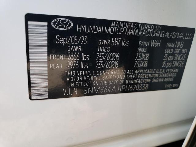 Photo 11 VIN: 5NMS64AJ1PH620338 - HYUNDAI SANTA FE 