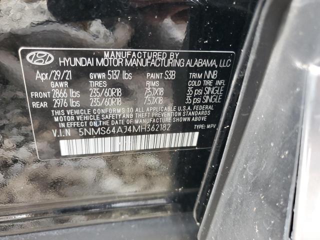 Photo 13 VIN: 5NMS64AJ4MH362182 - HYUNDAI SANTA FE S 