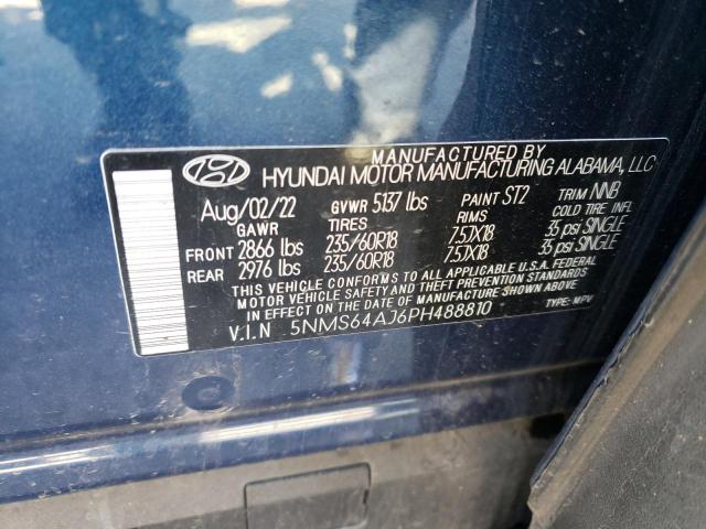 Photo 12 VIN: 5NMS64AJ6PH488810 - HYUNDAI SANTA FE 