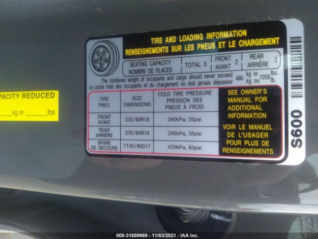 Photo 8 VIN: 5NMS64AJ7MH317303 - HYUNDAI SANTA FE 