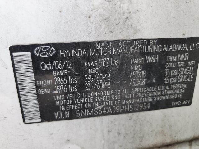 Photo 13 VIN: 5NMS64AJ9PH512954 - HYUNDAI SANTA FE X 