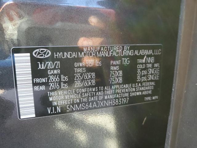 Photo 13 VIN: 5NMS64AJXNH383197 - HYUNDAI SANTA FE S 