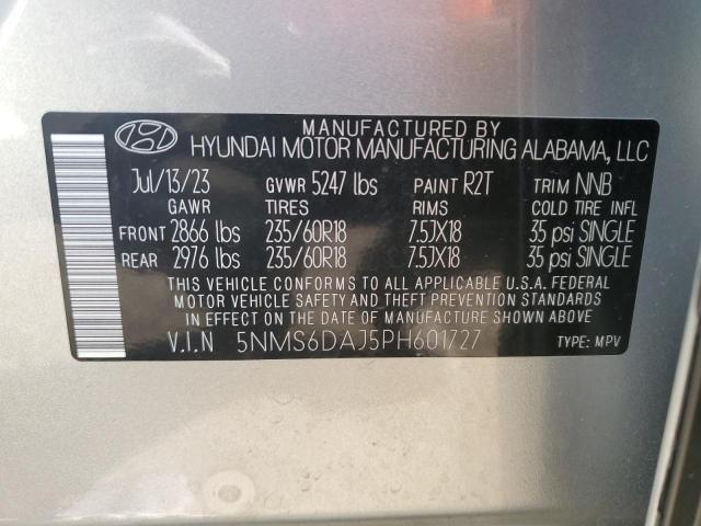 Photo 12 VIN: 5NMS6DAJ5PH601727 - HYUNDAI SANTA FE X 